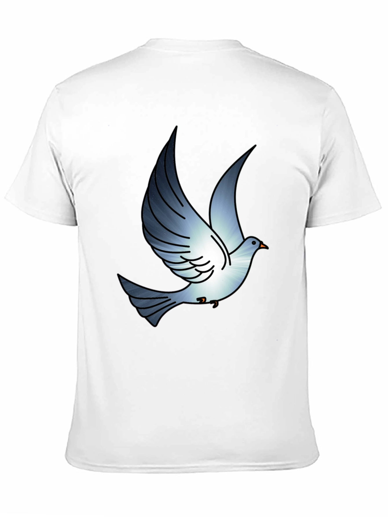 Dove Graphic Print Black T-Shirt