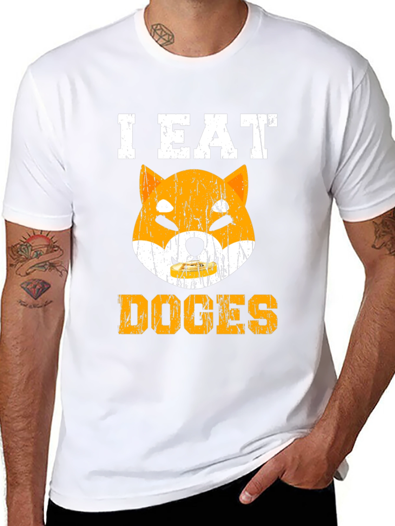 I Eat Doges Graphic Tee - Meme Shirt