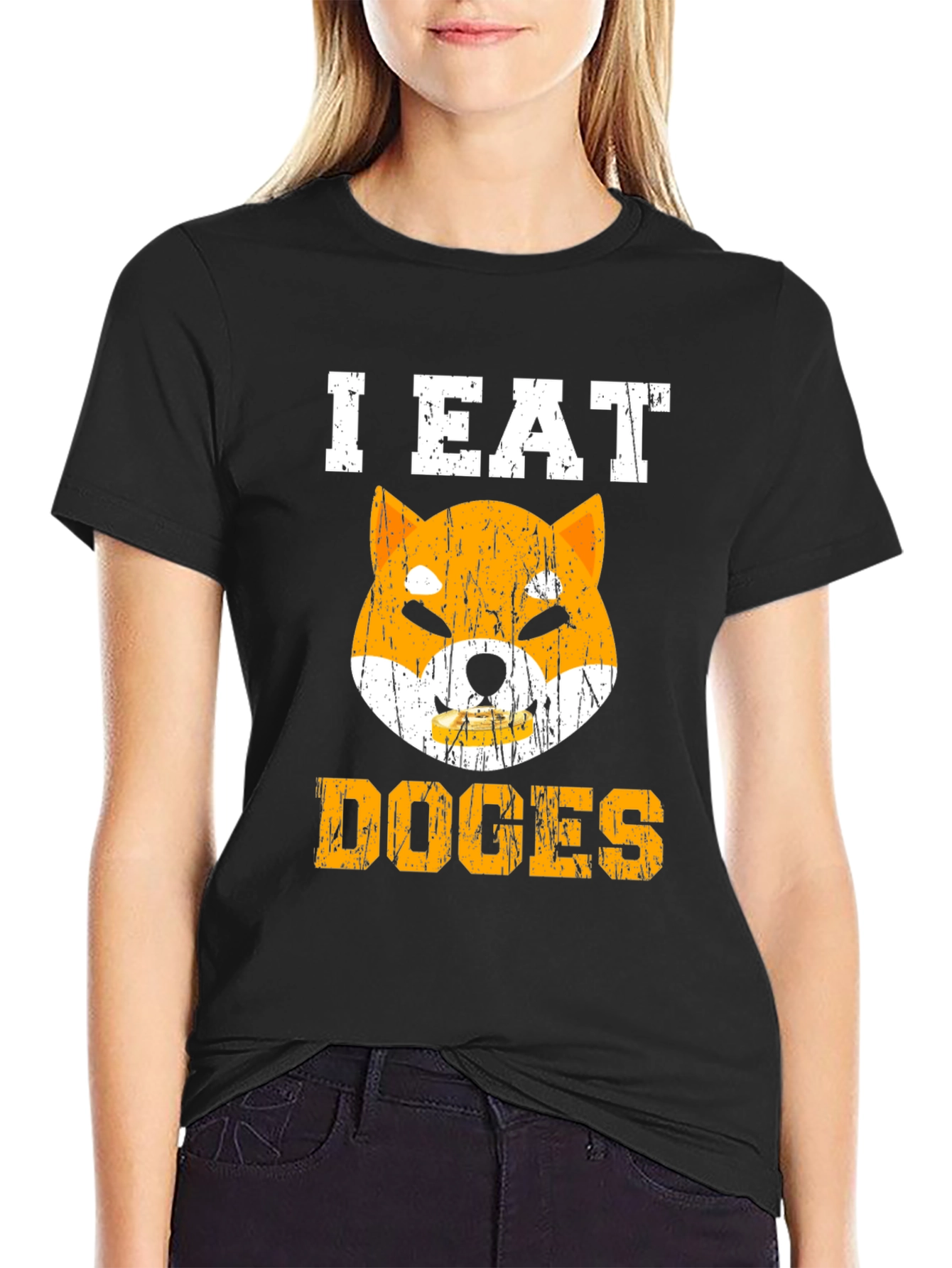 I Eat Doges Graphic Tee - Meme Shirt