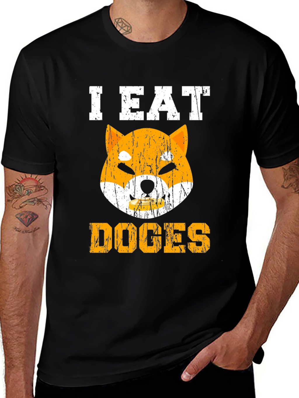 I Eat Doges Graphic Tee - Meme Shirt