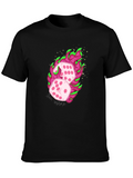 Flaming Dice Graphic Tee - Luck Be a Lady!