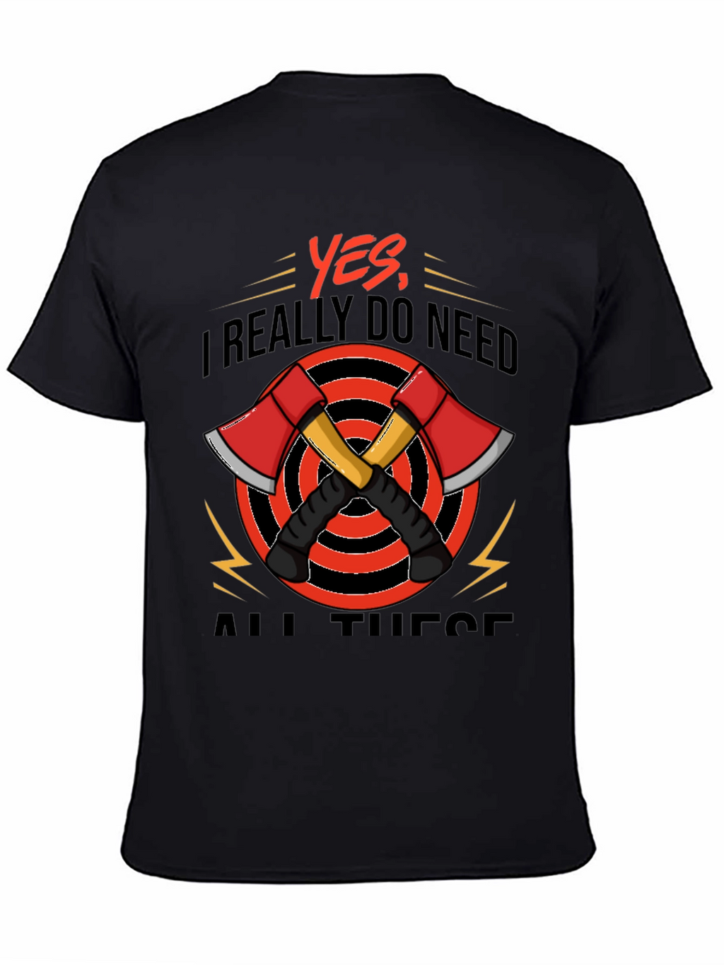 Axe Lover T-Shirt Firefighter Tee