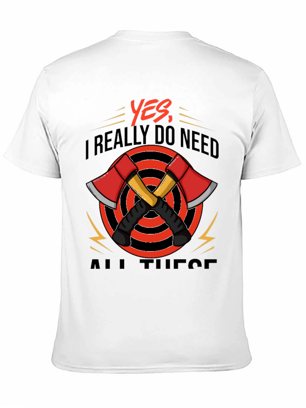 Axe Lover T-Shirt Firefighter Tee