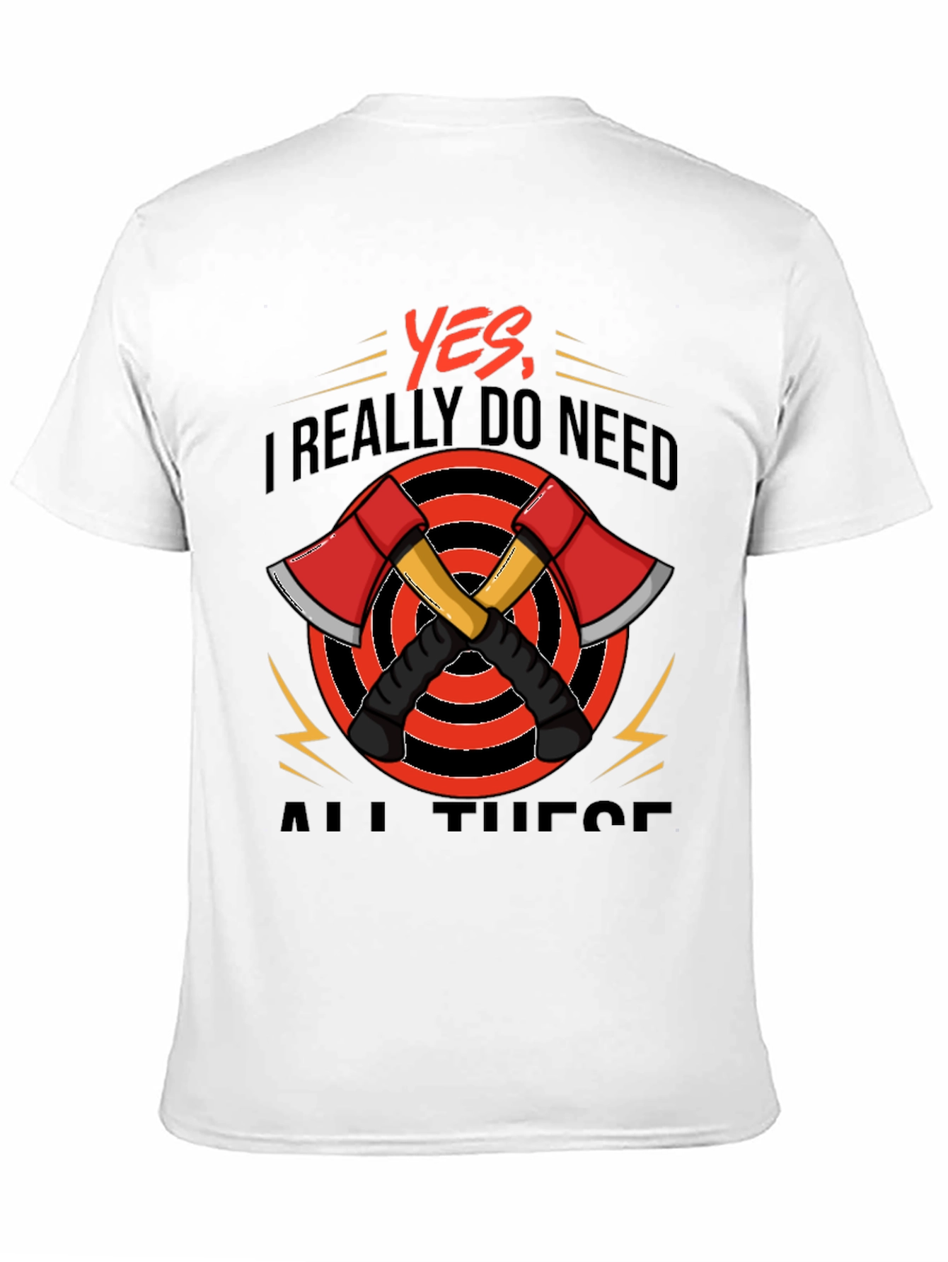 Axe Lover T-Shirt Firefighter Tee