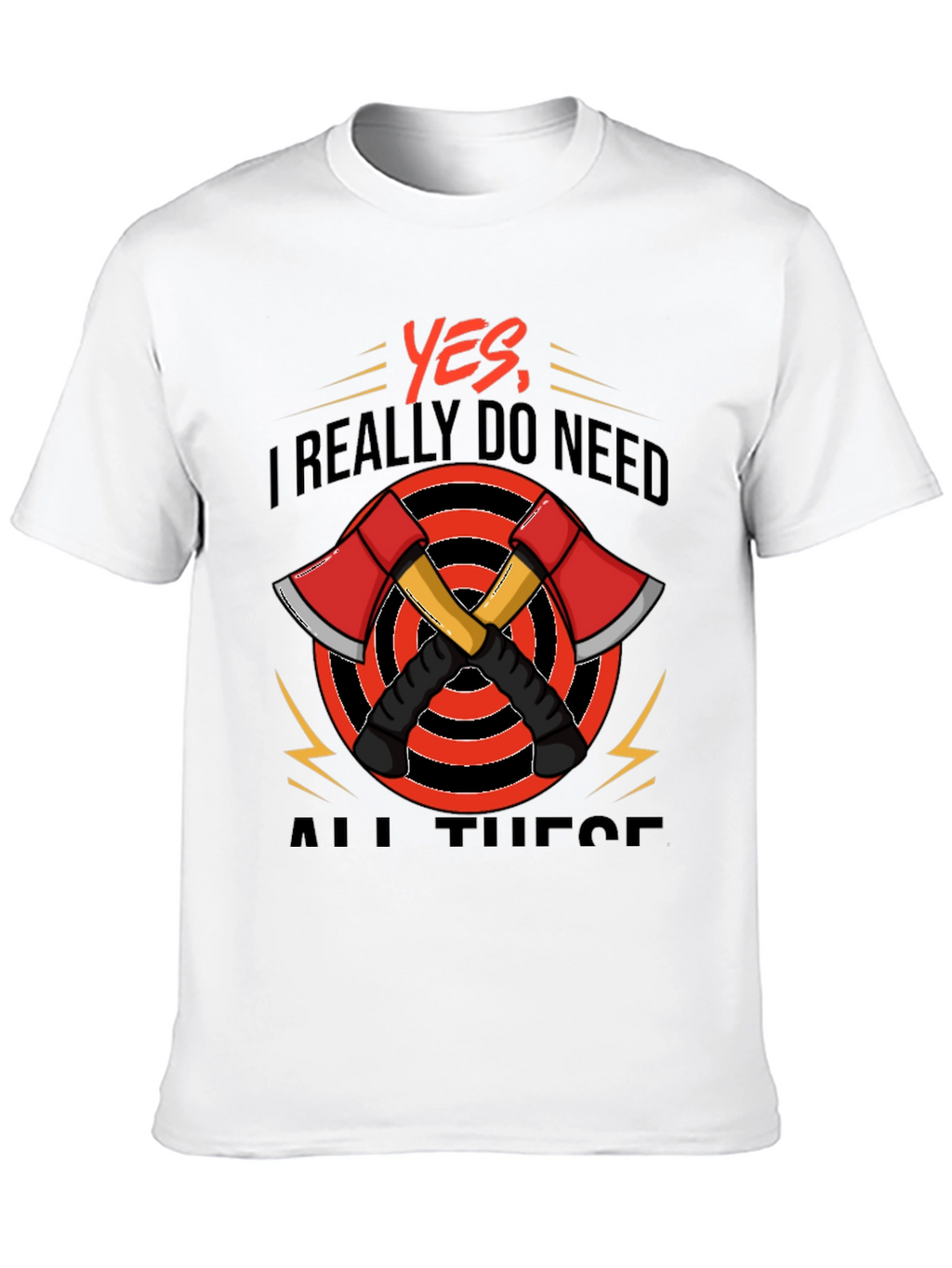 Axe Lover T-Shirt Firefighter Tee