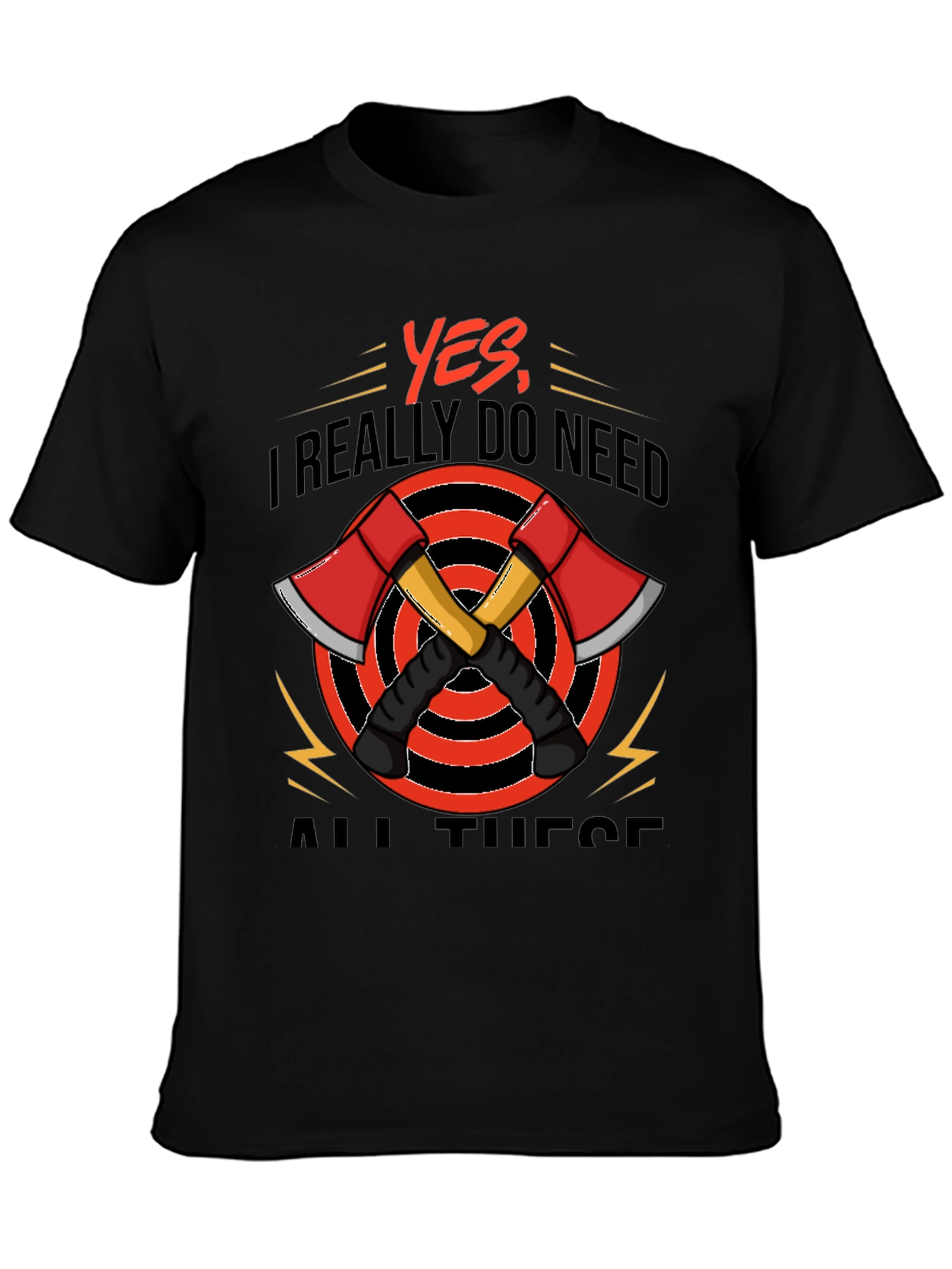 Axe Lover T-Shirt Firefighter Tee