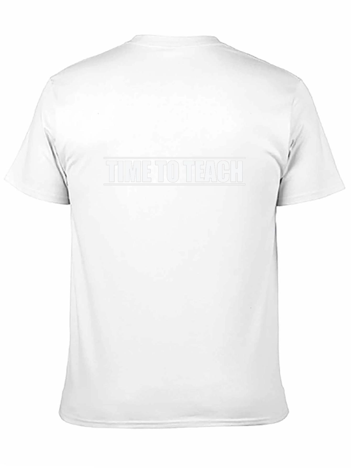 Time To Teach Black T-Shirt - Teacher Apparel