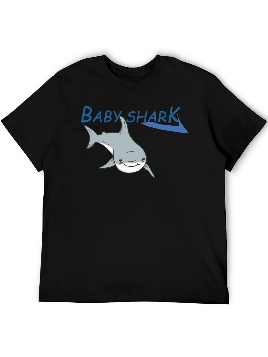 Baby Shark Graphic T-Shirt - Black Cotton Tee