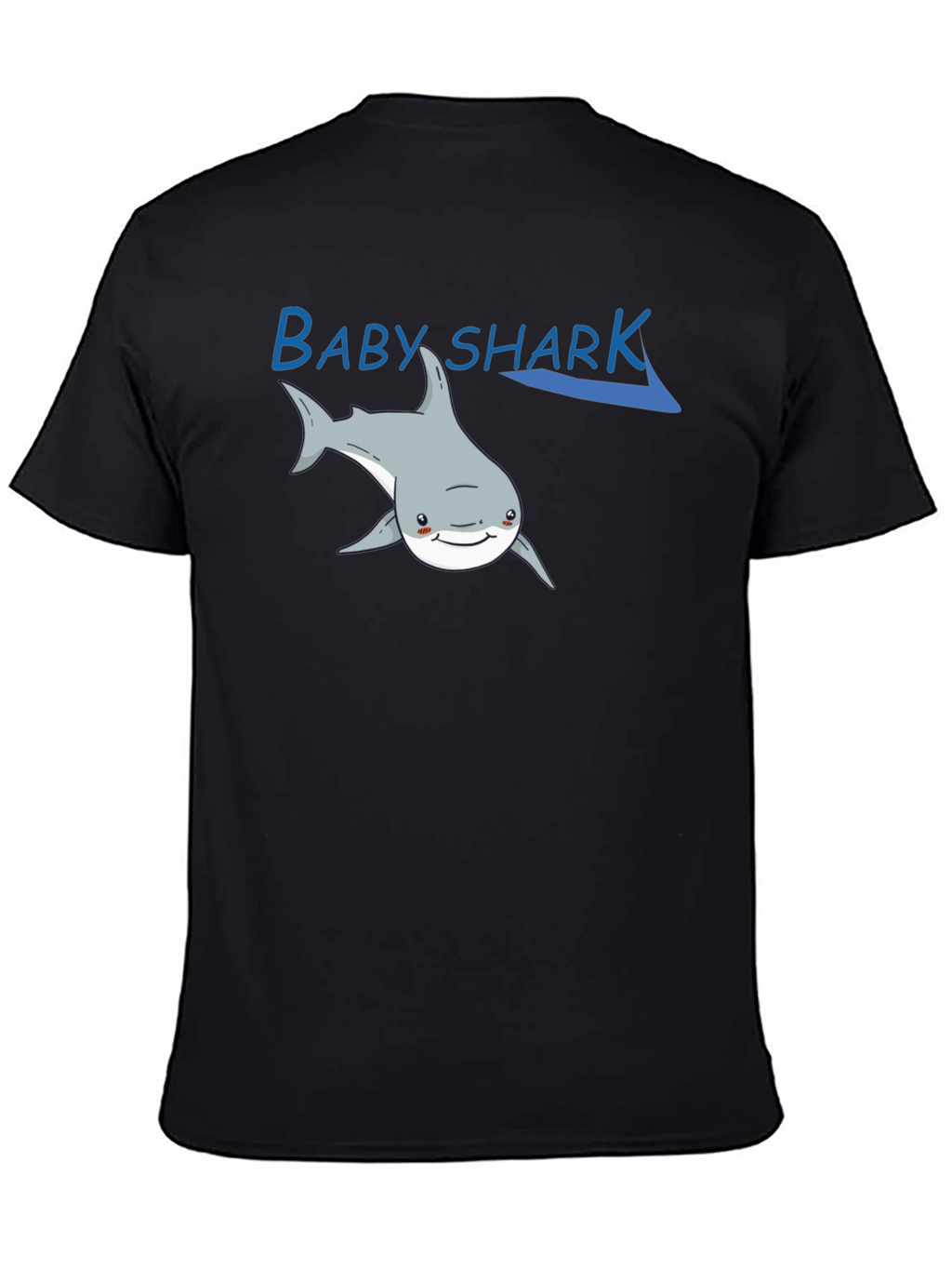 Baby Shark Graphic T-Shirt - Black Cotton Tee