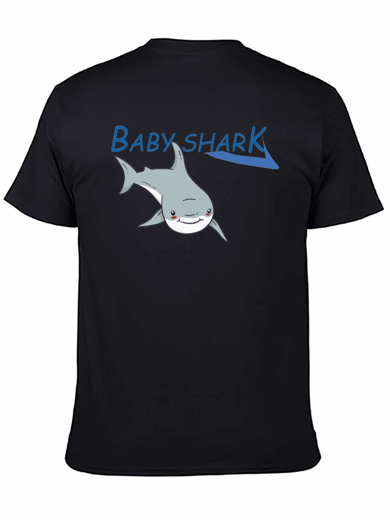 Baby Shark Graphic T-Shirt - Black Cotton Tee