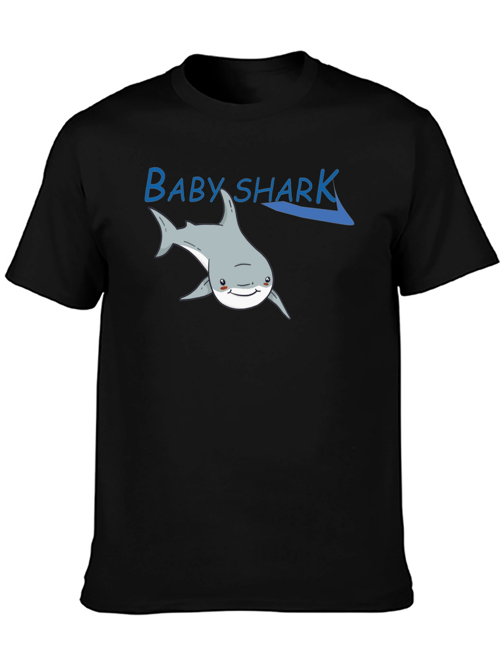 Baby Shark Graphic T-Shirt - Black Cotton Tee