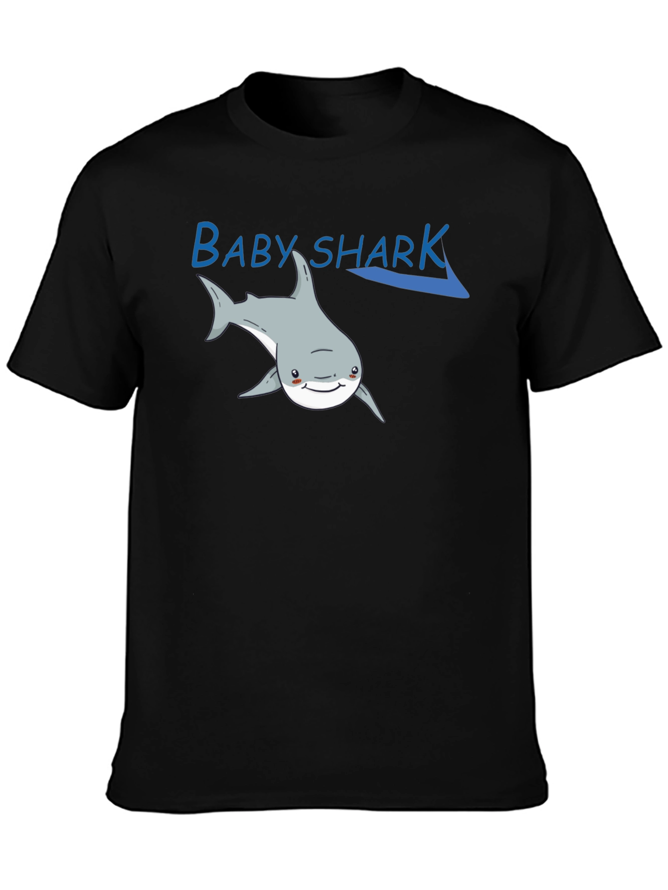 Baby Shark Graphic T-Shirt - Black Cotton Tee