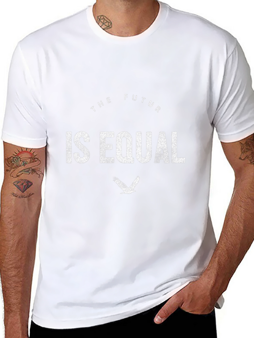 The Future is Equal Graphic Tee - Black
