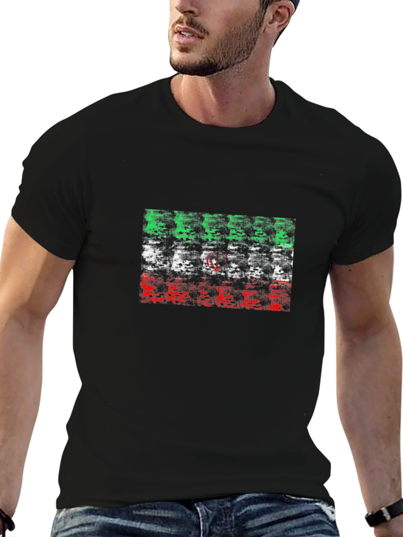 Iran Flag Graphic Tee - Patriotic T-Shirt