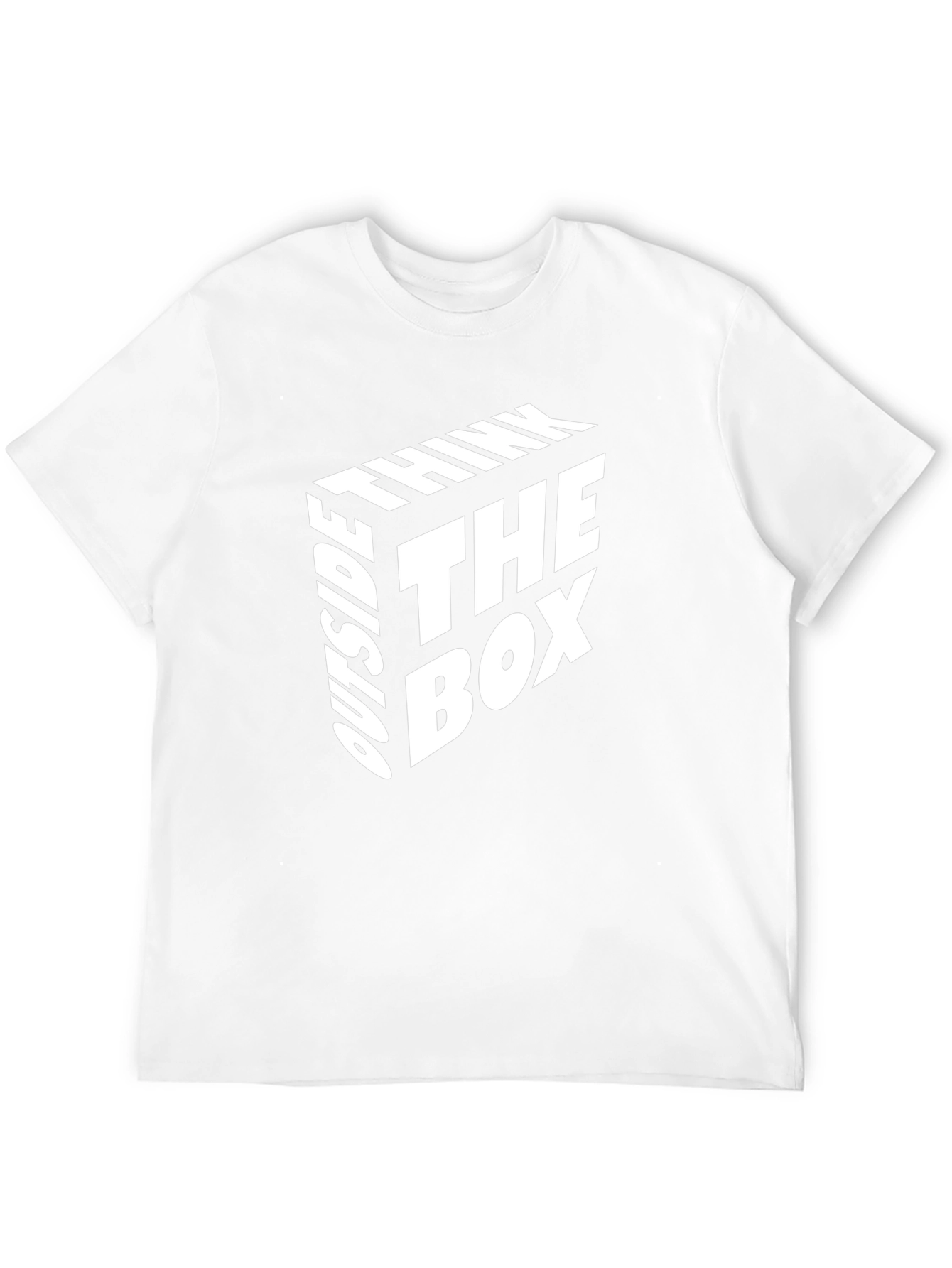Think Outside the Box Graphic Tee - Black