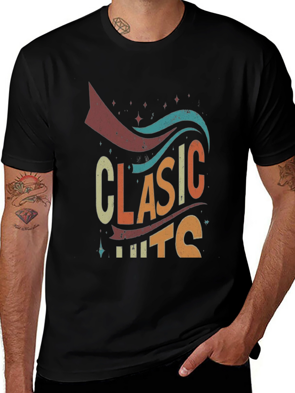 Classic Hits Retro Graphic T-Shirt