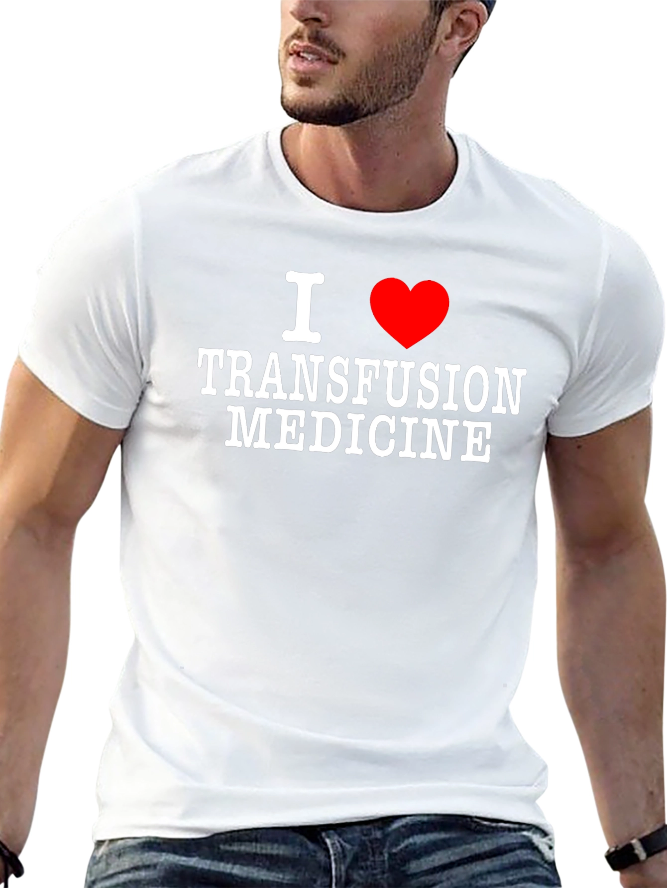 I Heart Transfusion Medicine Tee - Black