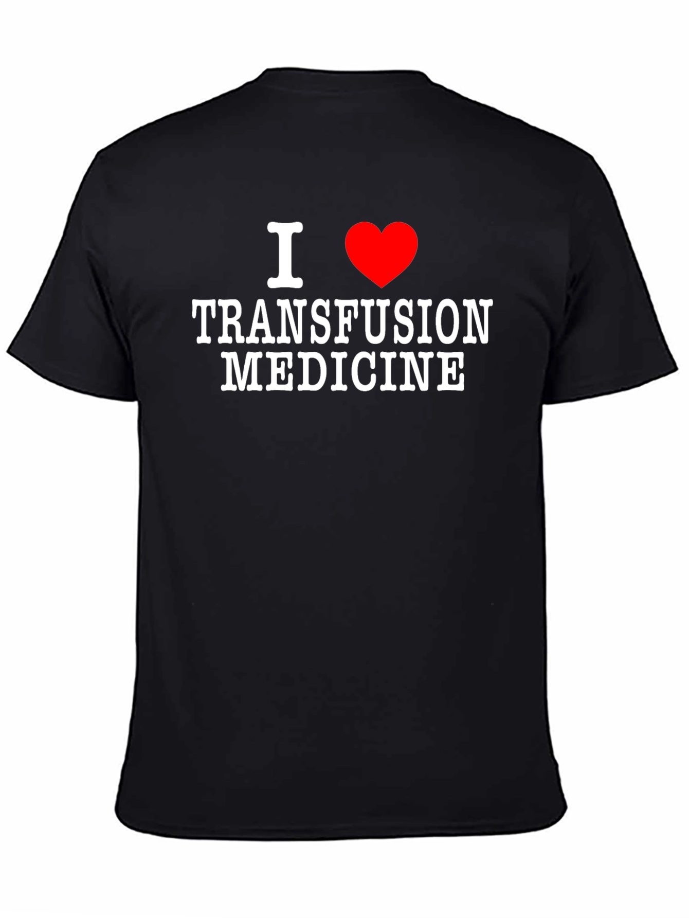 I Heart Transfusion Medicine Tee - Black
