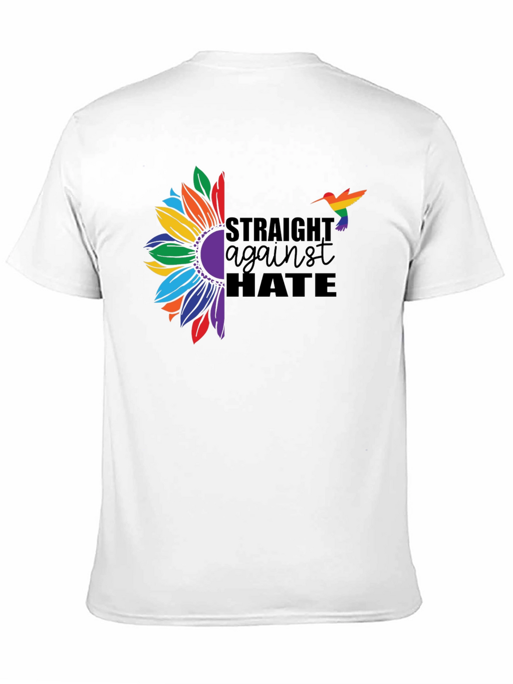 Straight Against Hate Sunflower Pride T-Shirt