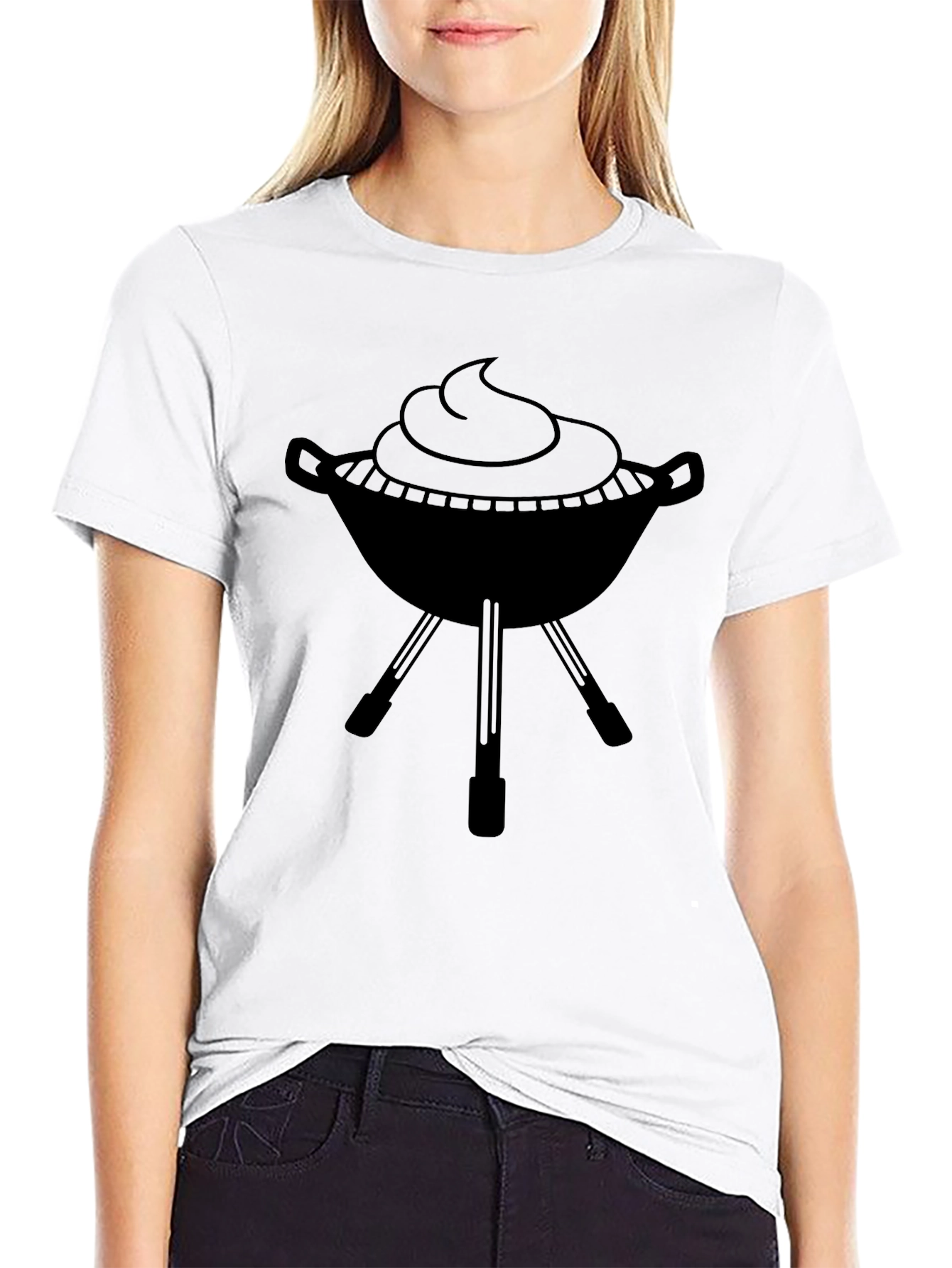 BBQ Grill Graphic Tee - Black