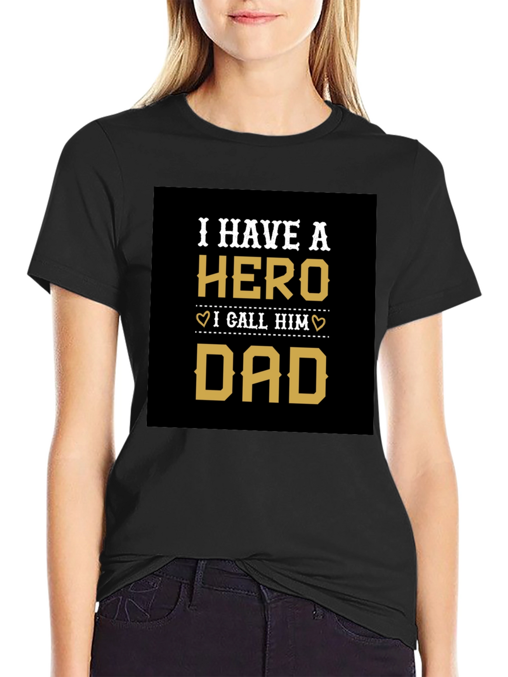 Hero Dad T-Shirt Fathers Day Gift