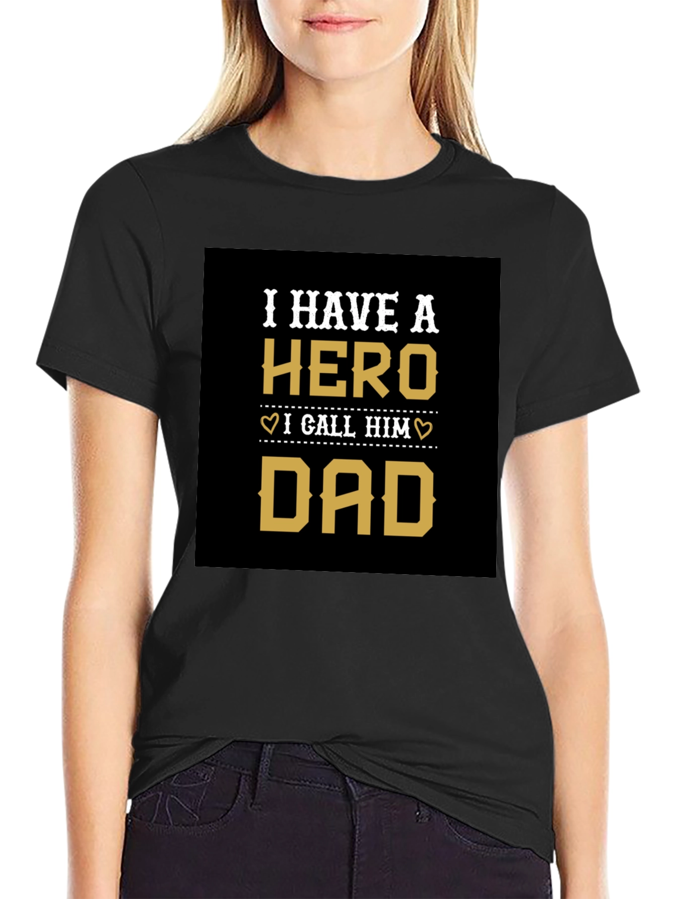 Hero Dad T-Shirt Fathers Day Gift