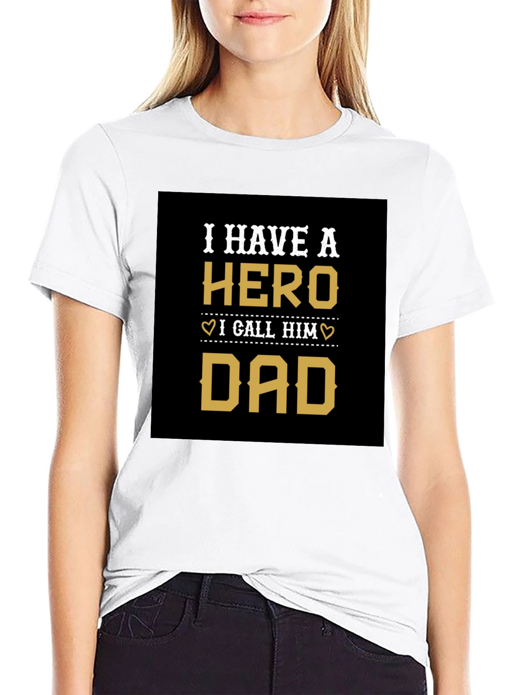 Hero Dad T-Shirt Fathers Day Gift