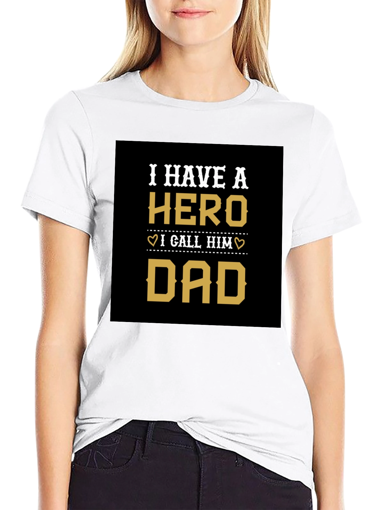 Hero Dad T-Shirt Fathers Day Gift