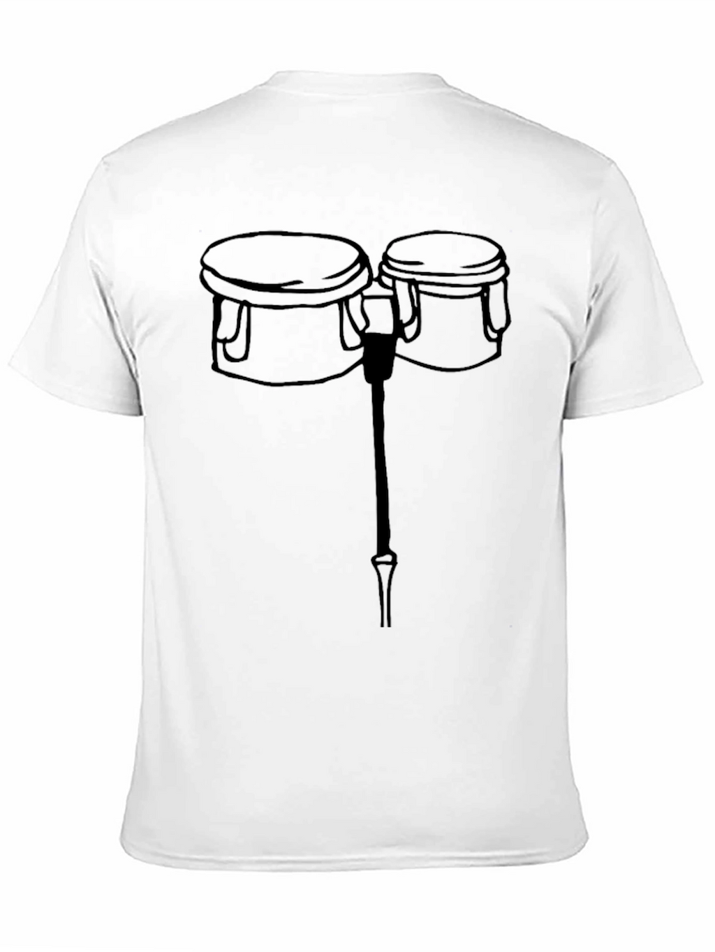 Bongo Drum Graphic Tee - Black T-Shirt