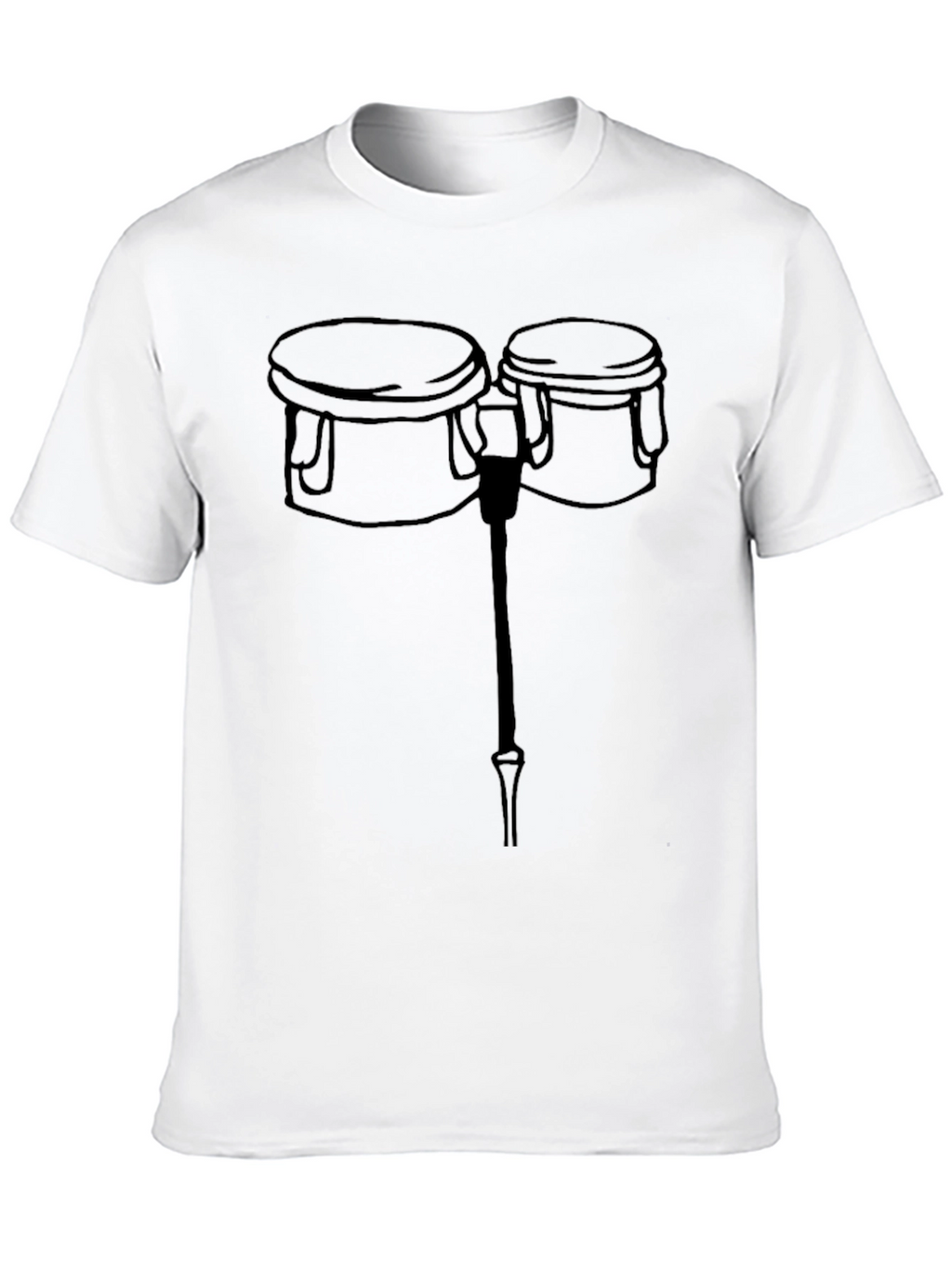 Bongo Drum Graphic Tee - Black T-Shirt