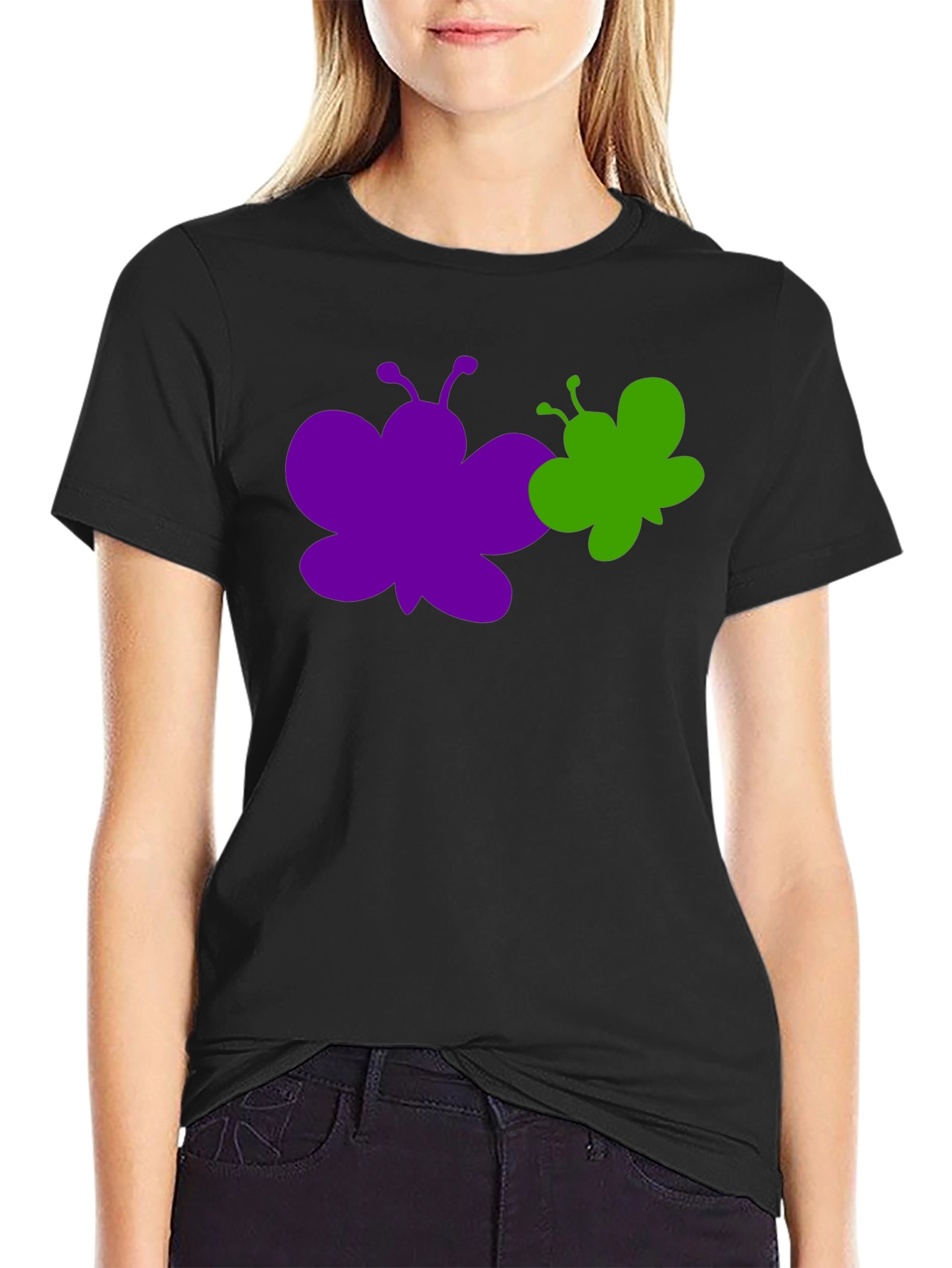 Butterfly Graphic Tee - Stylish Cotton T-Shirt