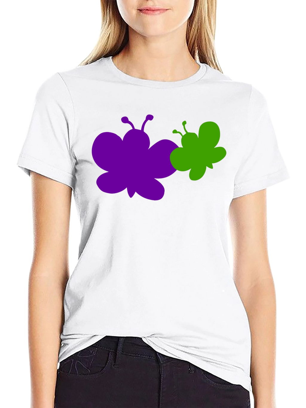 Butterfly Graphic Tee - Stylish Cotton T-Shirt