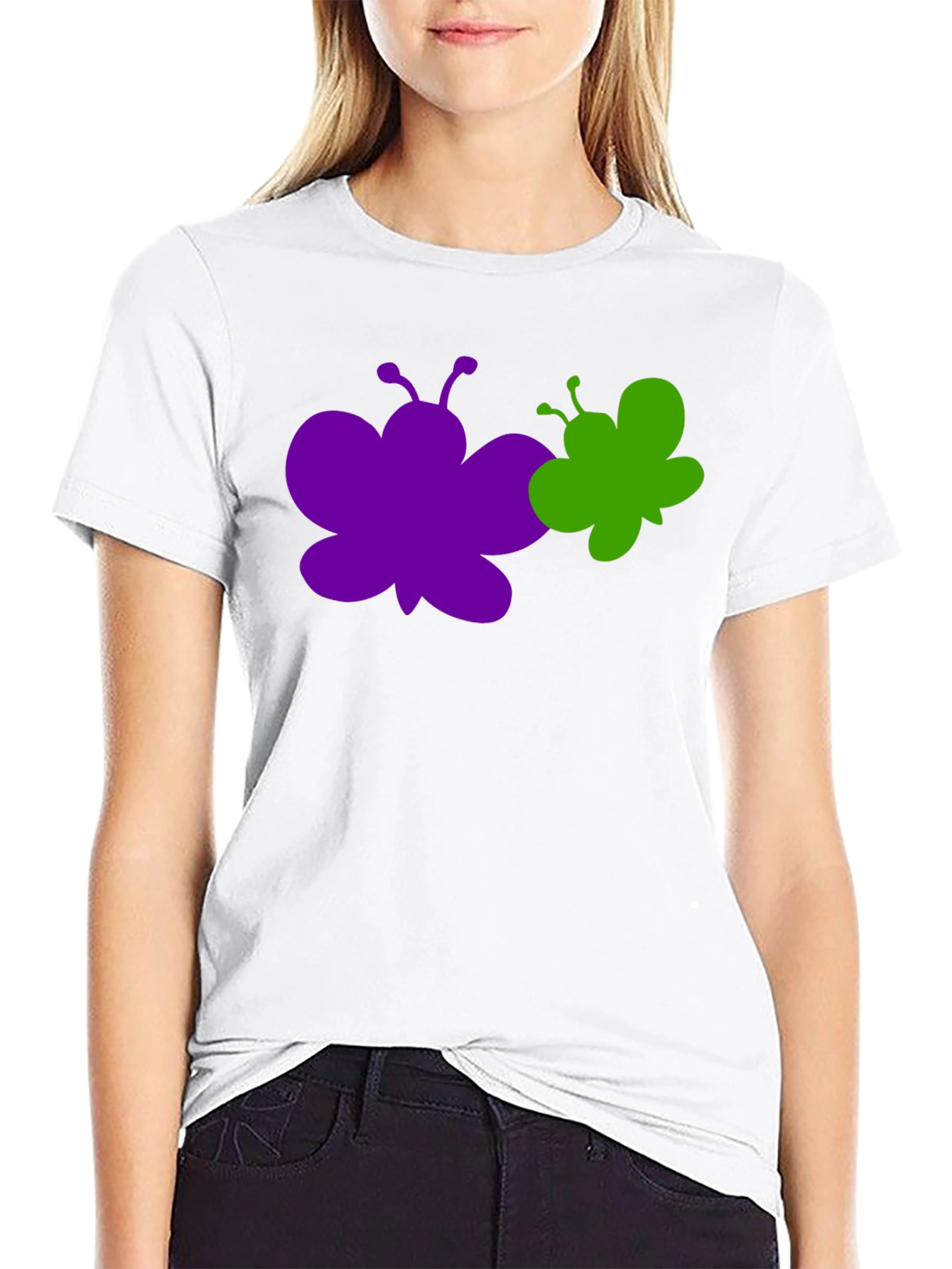 Butterfly Graphic Tee - Stylish Cotton T-Shirt