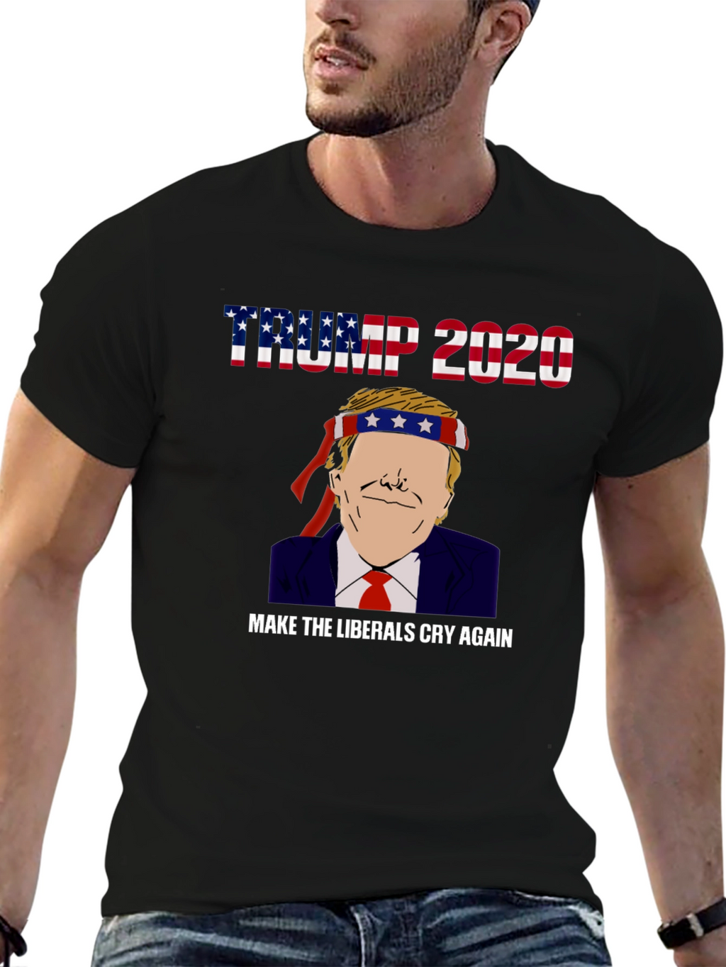 Trump 2020 Make Liberals Cry Graphic Tee