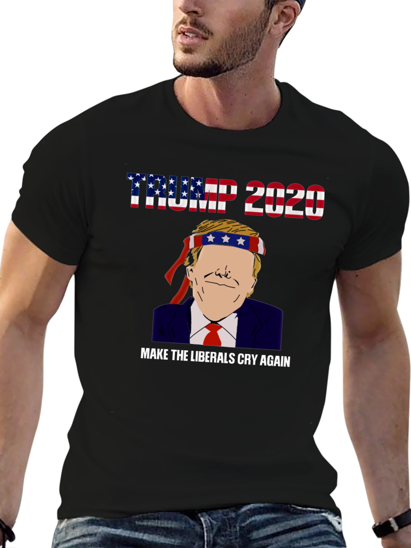 Trump 2020 Make Liberals Cry Graphic Tee