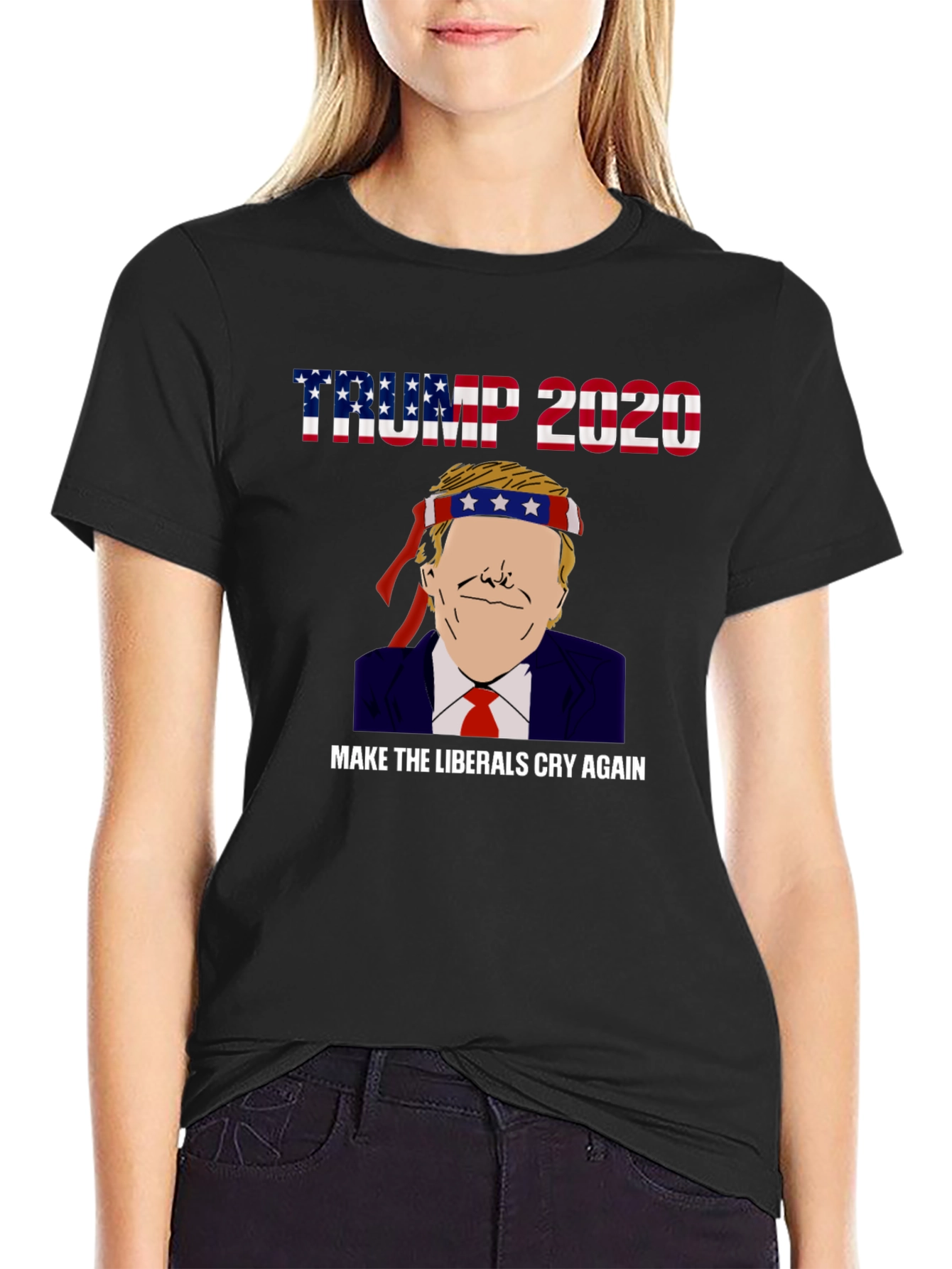 Trump 2020 Make Liberals Cry Graphic Tee
