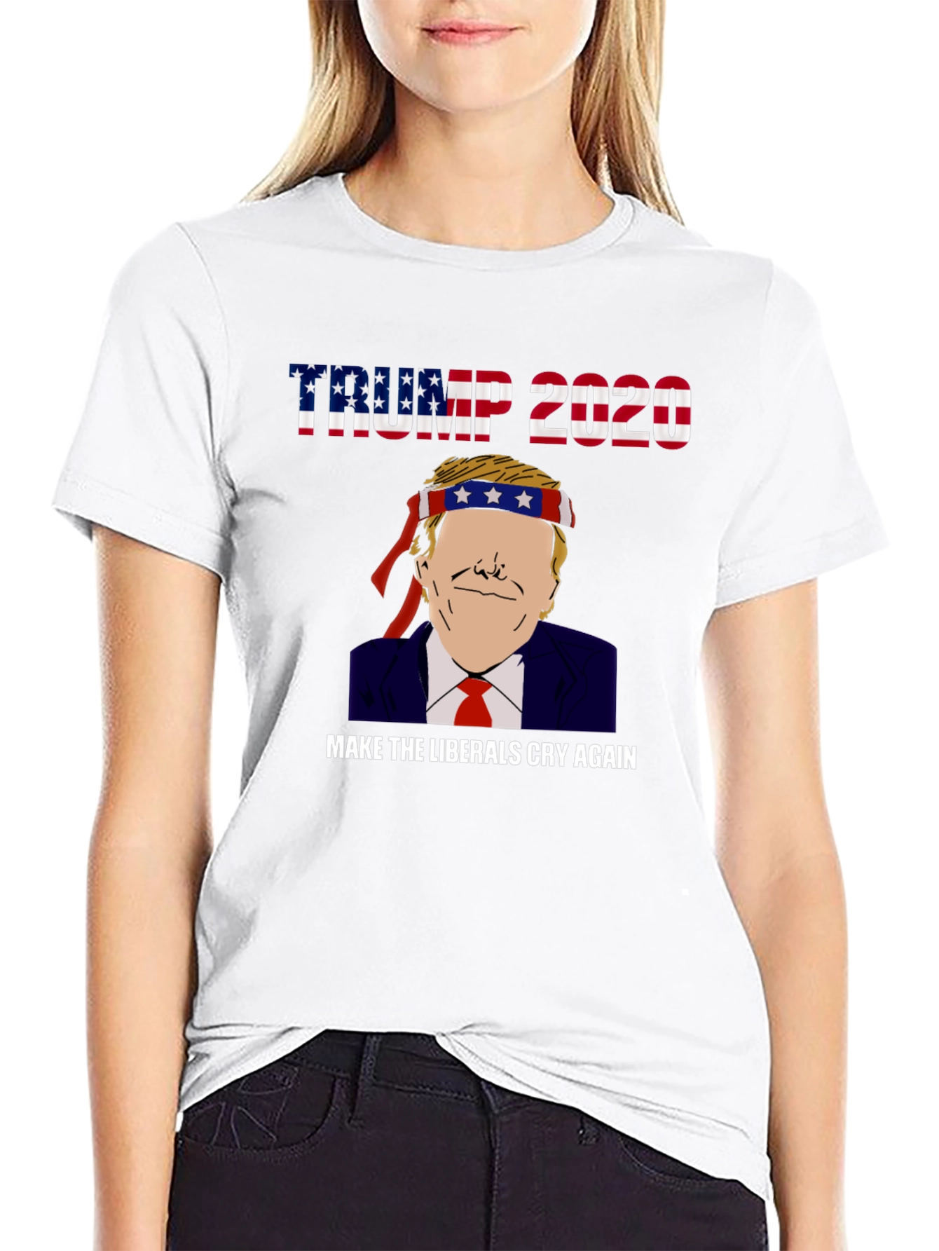 Trump 2020 Make Liberals Cry Graphic Tee