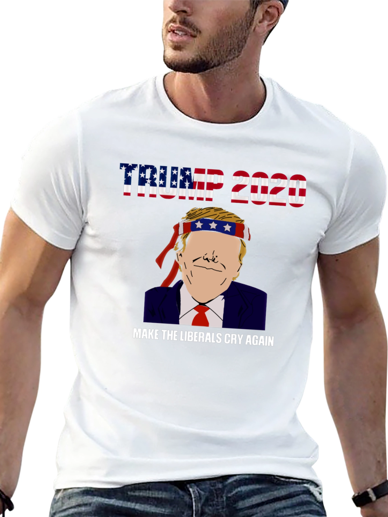 Trump 2020 Make Liberals Cry Graphic Tee