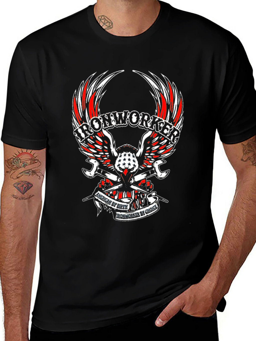 Ironworker Eagle Graphic Tee - American Pride