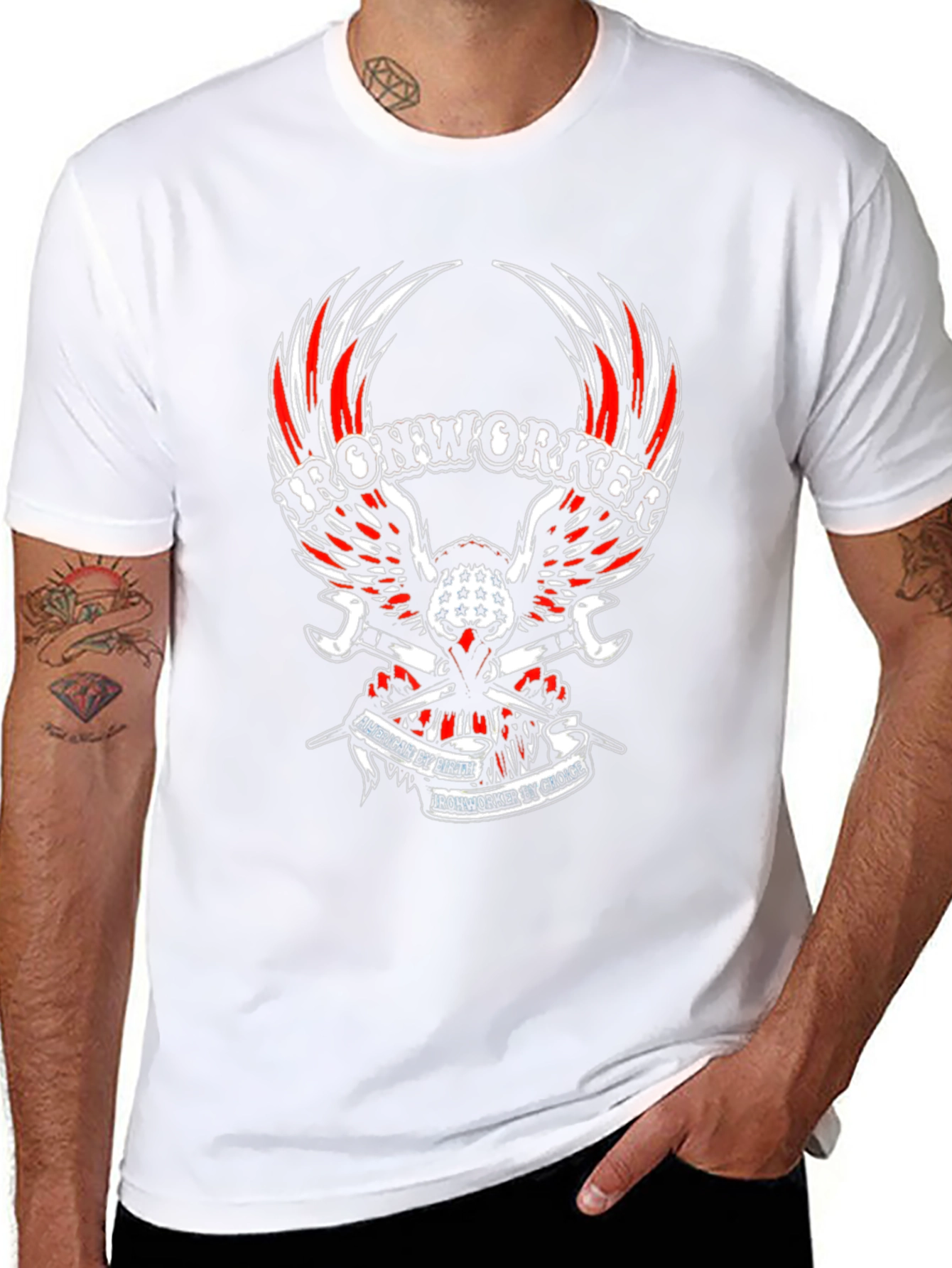 Ironworker Eagle Graphic Tee - American Pride