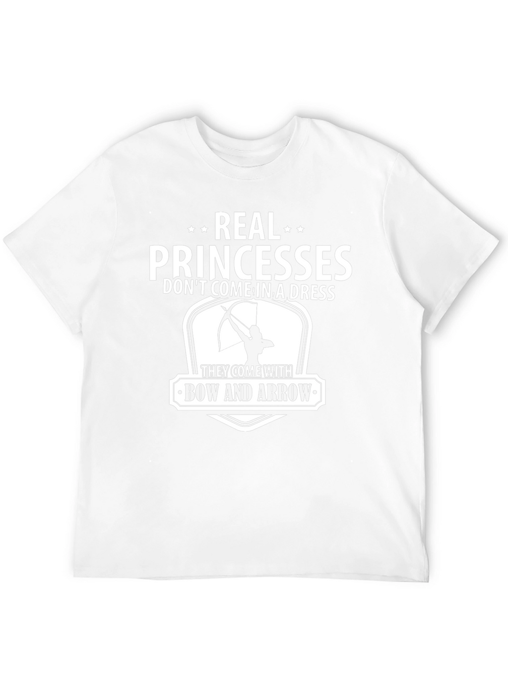 Real Princesses Bow and Arrow Graphic Tee