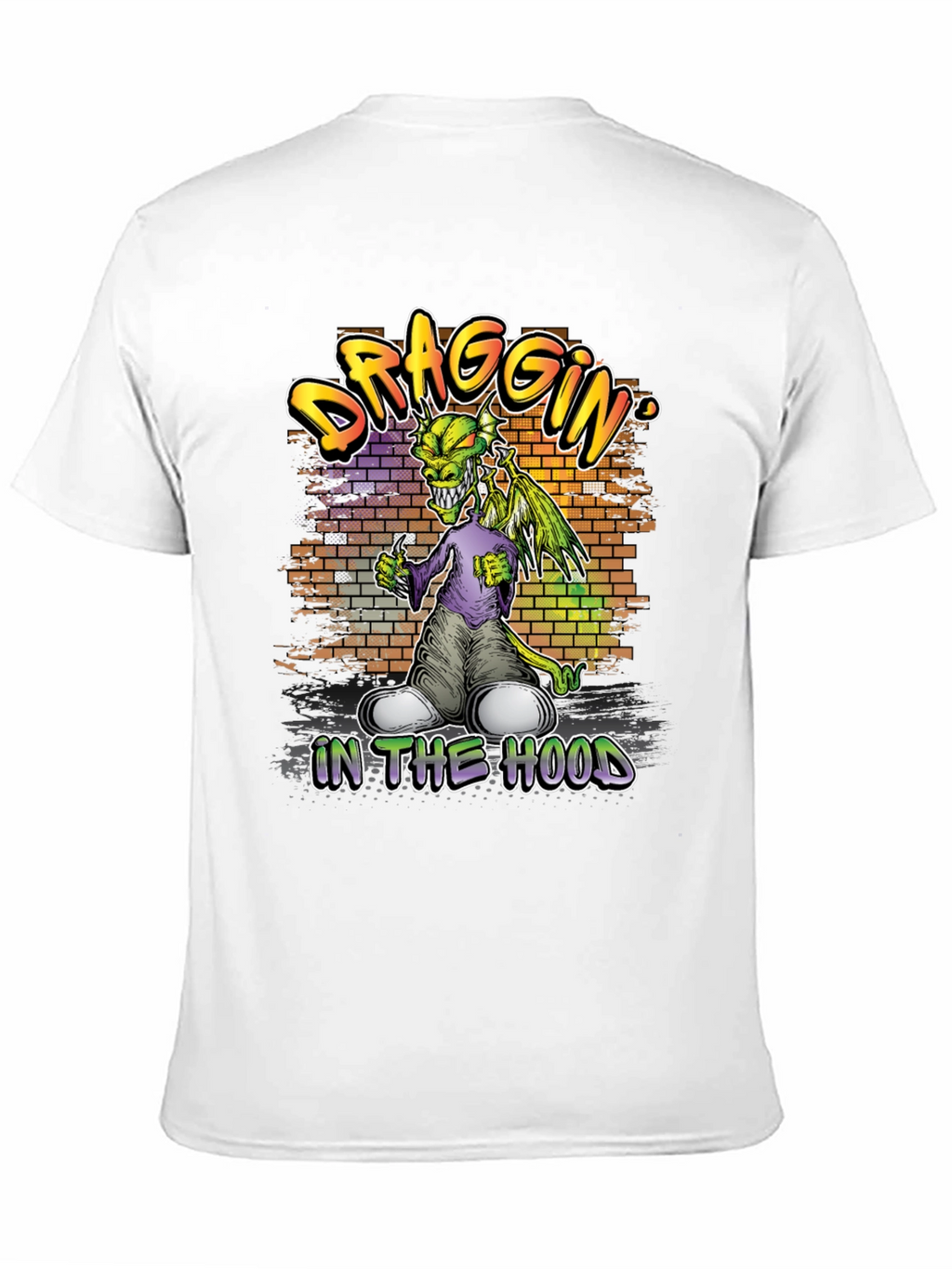 Draggin In The Hood Graphic T-Shirt
