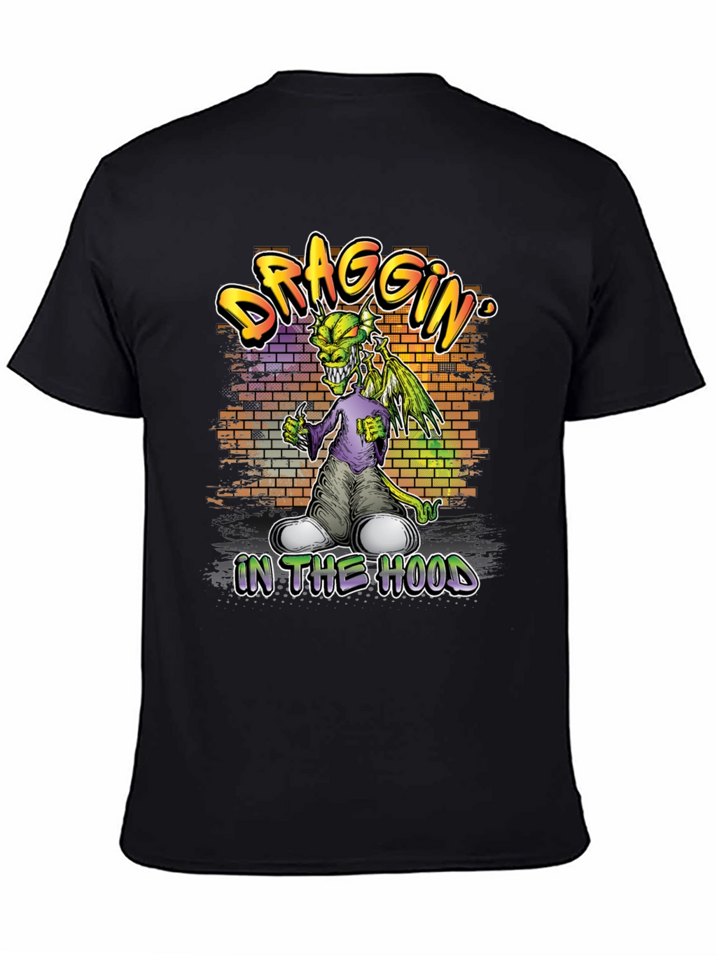 Draggin In The Hood Graphic T-Shirt