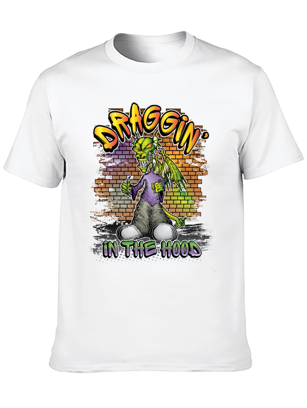 Draggin In The Hood Graphic T-Shirt