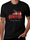 Merry Christmas Gnome Truck Tee