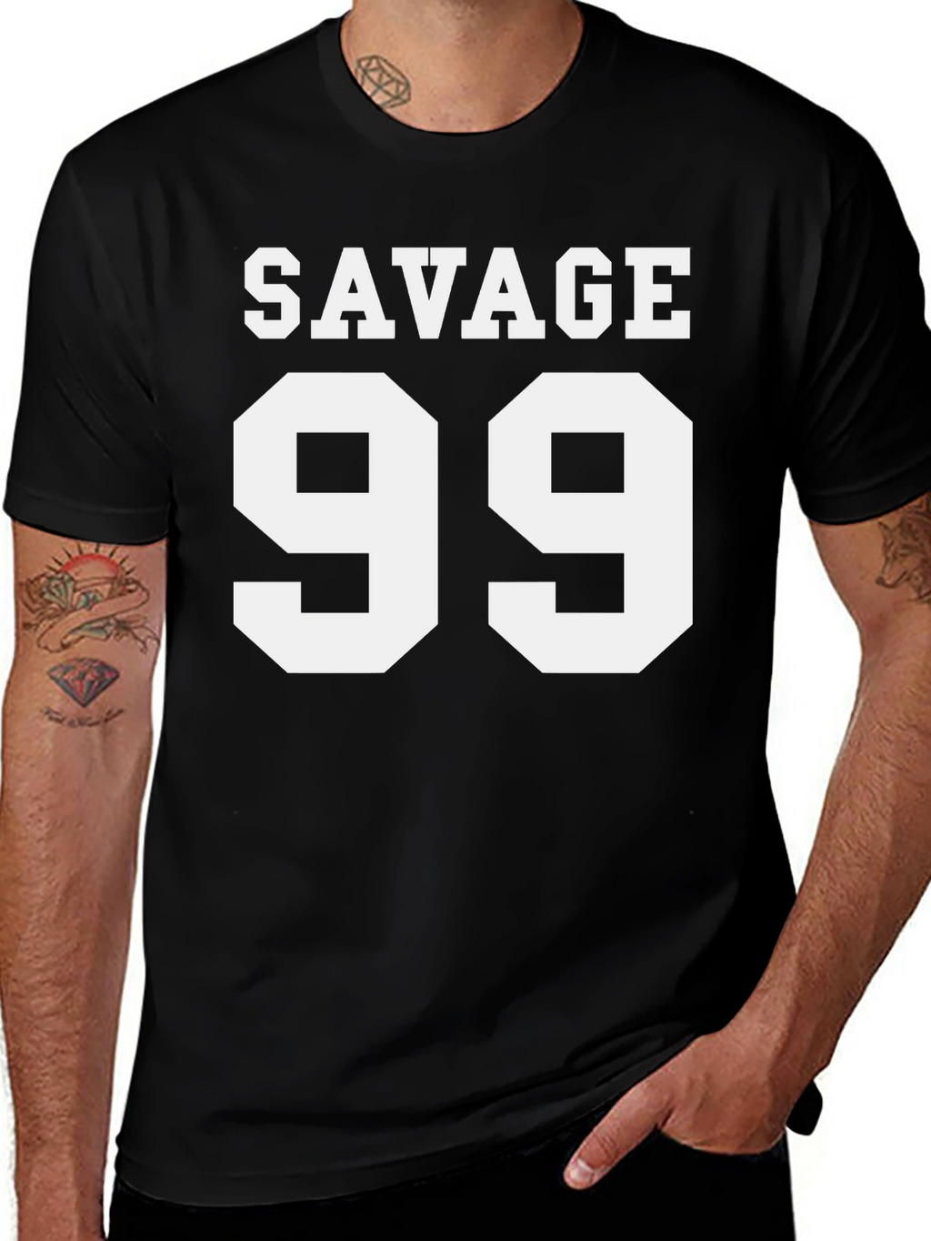 Savage 99 Graphic T-Shirt - Bold Streetwear Style