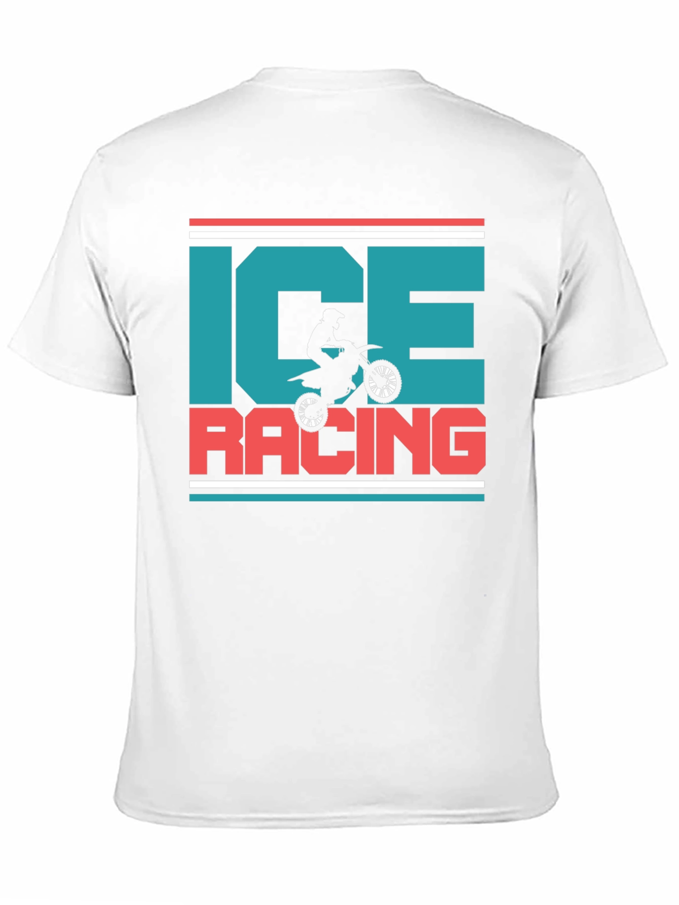 Ice Racing Graphic T-Shirt - Motorcross Design