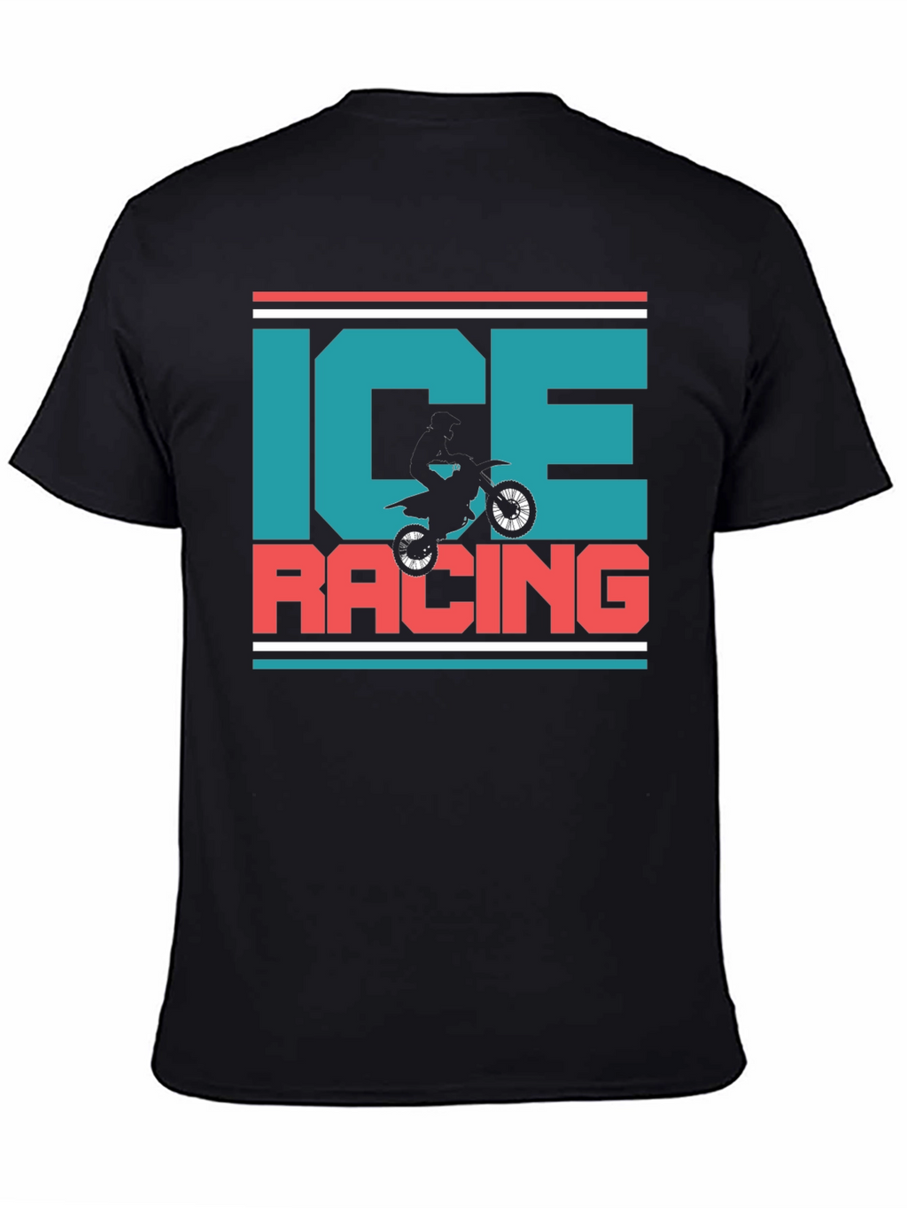 Ice Racing Graphic T-Shirt - Motorcross Design
