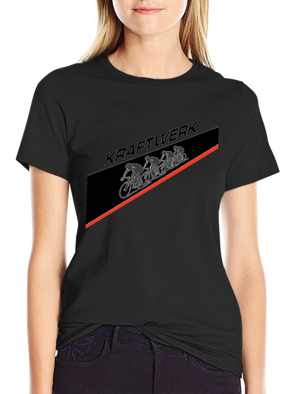 Kraftwerk Cycling Team T-Shirt - Black Graphic Tee