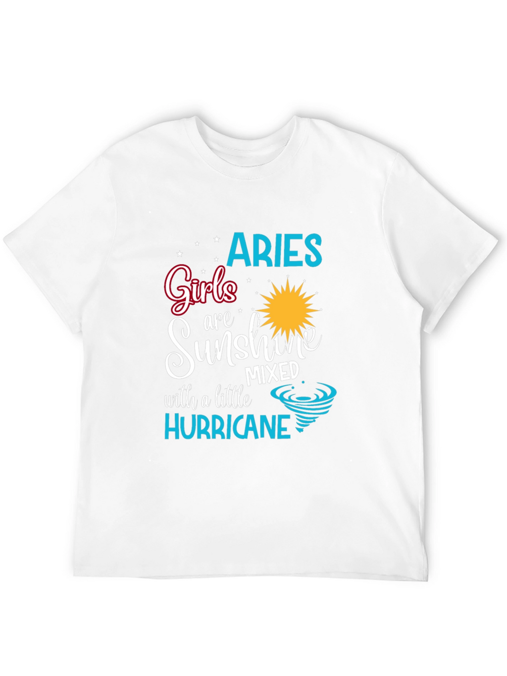 Aries Girl Sunshine Hurricane T-Shirt